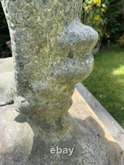 Fontaine de jardin en alliage ancien, poissons sauteurs, truite, saumon, grande taille 90 cm