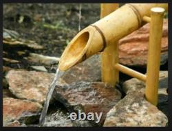 Fontaine de jardin en eau à bascule en bambou 12 Shishi-odoshi magnifiquement conçue