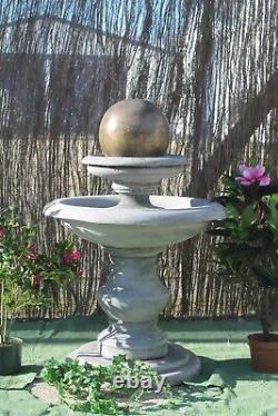 Fontaine de jardin en pierre Regis Ball Water Feature Ornament