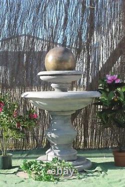 Fontaine de jardin en pierre Regis Ball Water Feature Ornament