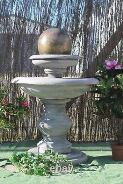 Fontaine de jardin en pierre Regis Ball Water Feature Ornament