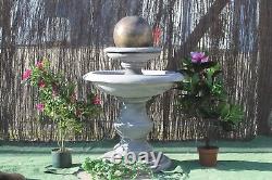 Fontaine de jardin en pierre Regis Ball Water Feature Ornament