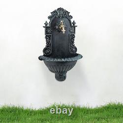 Fontaine debout de style antique, élément d'eau extérieur, décoration, jardin