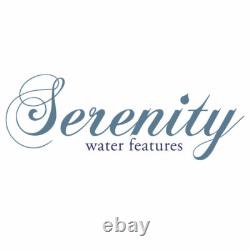 Fontaine extérieure à LED Serenity Cascade Garden Water Feature Décor de patio NOUVEAU