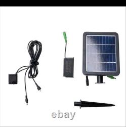 Fontaine extérieure à énergie solaire, ornement de jardin, statue lumineuse LED, Royaume-Uni