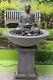 Grande Fontaine Sereine D’eau De Bouddha Sur La Statue Classique D’ornement De Jardin De Plinthe