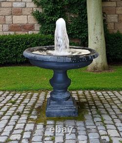 Grande Fontaine à Niveaux Uniques en Pierre Régis, Ornement de Jardin, Caractéristique Aquatique