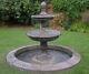 Grande Piscine Laurel Surround 2 Étages Edwardian Water Fountain Garden Featur