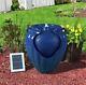 Jardinwize Blue Extérieur Solar Pot Céramique Urn Terracotta Fontaine D'eau