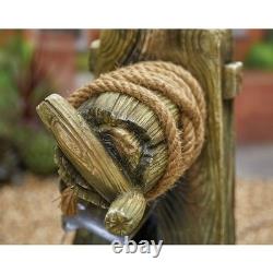 Kelkay Fontaine de Puit Enchantée Caractéristiques d'Eau Fontaine Autonome avec LEDs