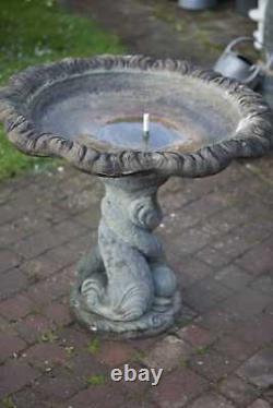 Magnifique grande fontaine de jardin avec 5 pièces d'eau pré-aimée avec patine