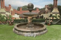 Moyenne Cambrigde Piscine Surround Large Edwardian Ball Water Fountain Garden Featur