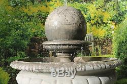 Nombreux, Hampshire Garden Boule Fontaine D'eau Caractéristique Pompe Solaire