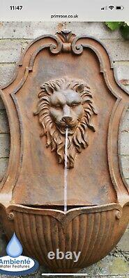 Nouvelle Marque Non Utilisé Garden Wall Water Feature Fountain Lions Head