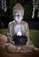 Outdoor Sitting Bouddha Solar Water Feature Fontaine Jardin Patio Décor Statue