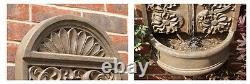 Outdoor Wall Mounted Water Feature Rust Effect Arbury Fountain Ambienté