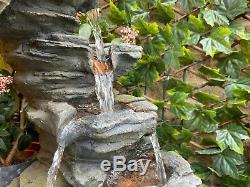 Ouvert Crystal Falls Woodland Garden Eau Caractéristiques, Fontaine D'extérieur Great Value