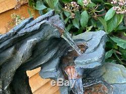 Ouvert Crystal Falls Woodland Garden Eau Caractéristiques, Fontaine D'extérieur Great Value