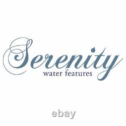 Serenity Garden 60cm Vertical Slate Waterfall Feature Led Fontaine Extérieure Nouveau
