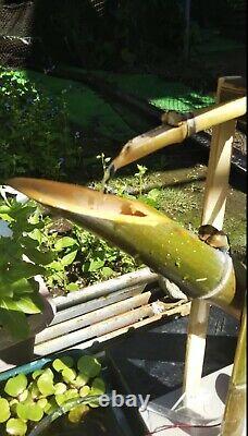 Shishi Odoshi Peureuse Scoreboar Sozu Bambou Fontaine D'eau Temple De Jardin Zen