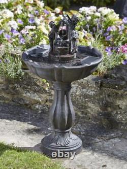 Smart Garden Solar 1150110 Tipping Pail Garden Water Feature Fontaine Bain D'oiseaux
