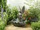Smart Garden Solar Powered Fairy Fontaine D'eau Effet Bronze Caractéristiques Du Jardin