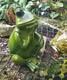 Statue De Fontaine D'eau De Jardin Avec Grenouille, Poisson Koi, Tortue Et Jet D'eau