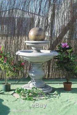 Stone Regis Ball Fontaine D'eau Ornement De Jardin