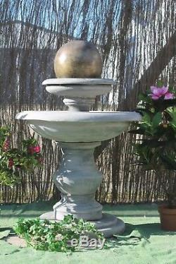 Stone Regis Ball Fontaine D'eau Ornement De Jardin
